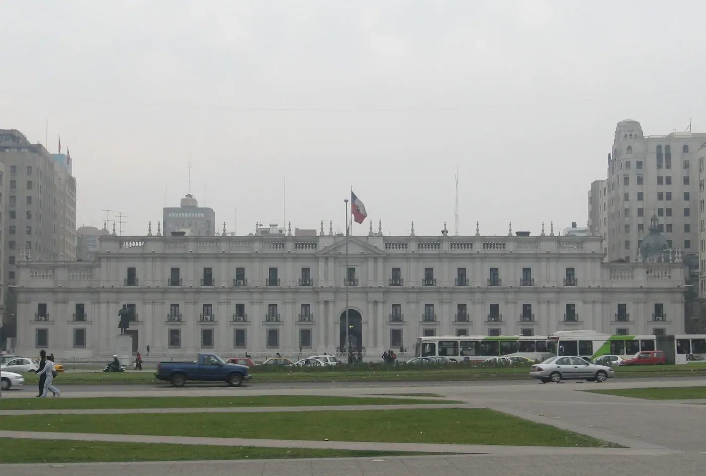 Palacio de La Moneda, sede del Gobierno de Chile en Santiago